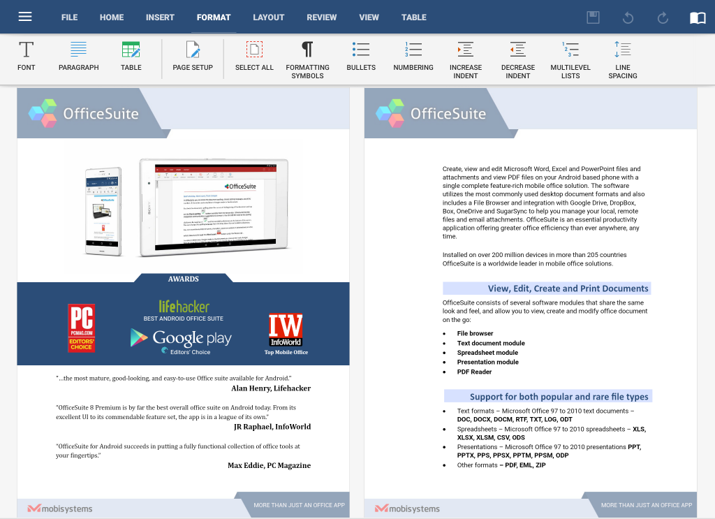 OfficeSuite Premium Edition 5.90.41596.0 Crack [2022] Free Download